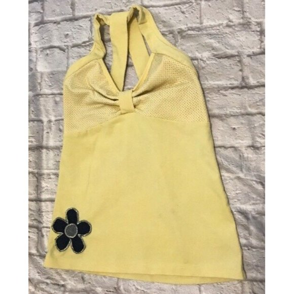 Women's Smal Tank/Workout Top Yellow**CUTE** - Picture 1 of 3